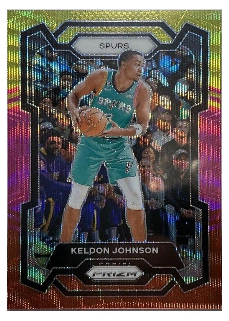 2023-24 Panini Prizm Base Set Keldon Johnson #82 card