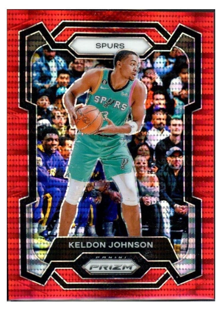 2023-24 Panini Prizm Base Set Keldon Johnson #82 card