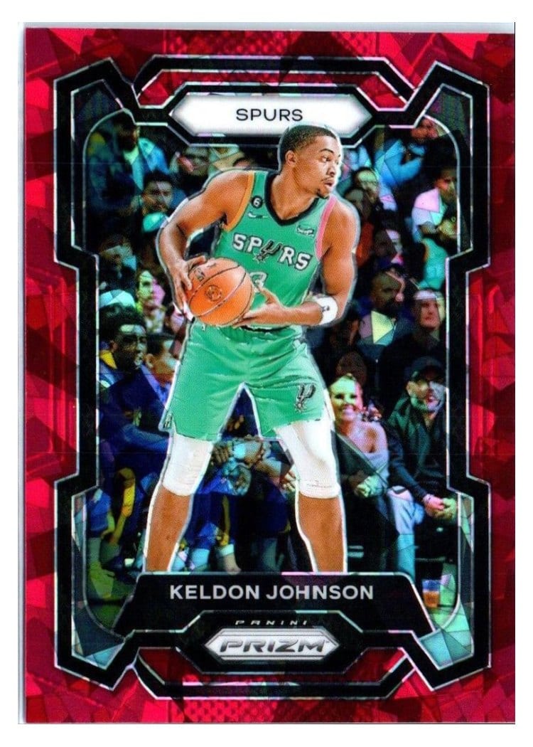 2023-24 Panini Prizm Base Set Keldon Johnson #82 card