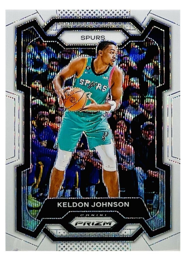 2023-24 Panini Prizm Base Set Keldon Johnson #82 card