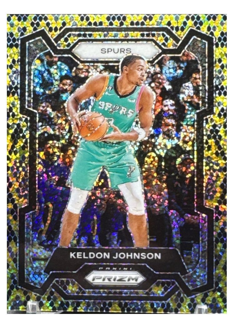 2023-24 Panini Prizm Base Set Keldon Johnson #82 card