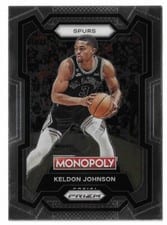 2023-24 Panini Prizm Monopoly Base Set Keldon Johnson #79 card