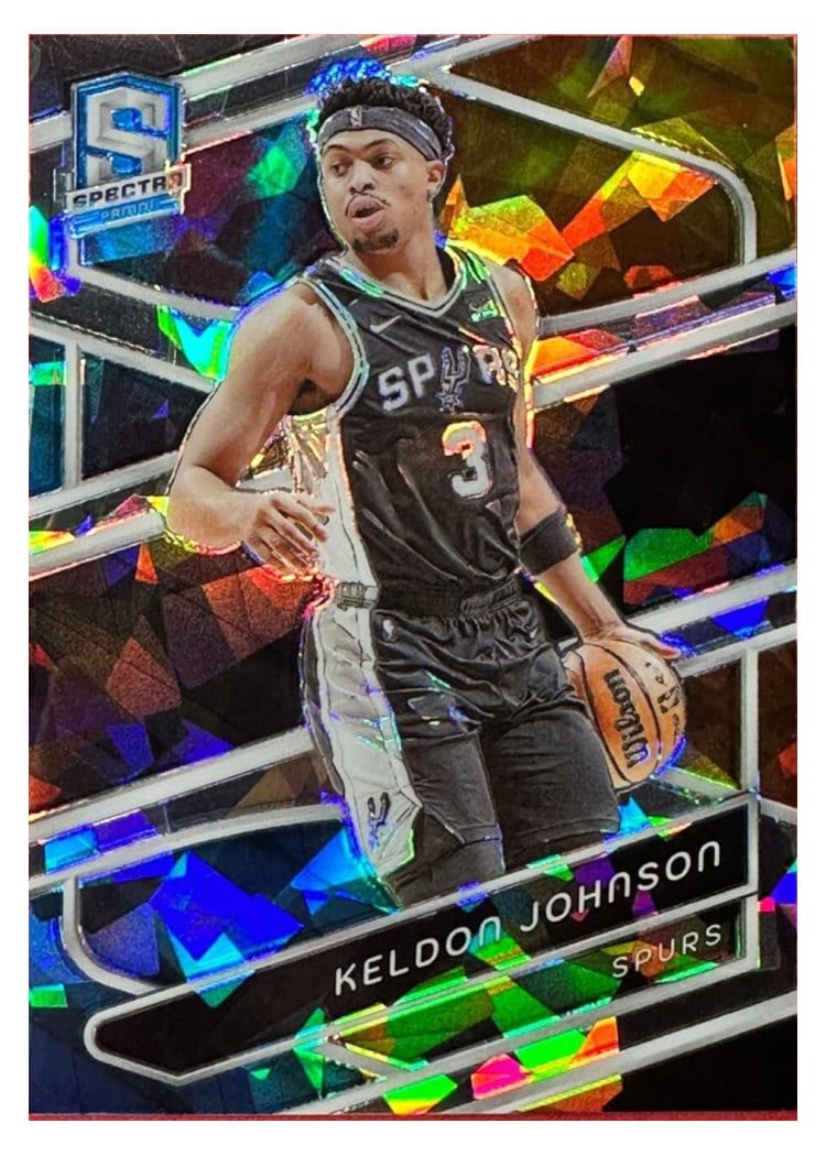 2023-24 Panini Spectra Base Set Keldon Johnson Astral #28 card