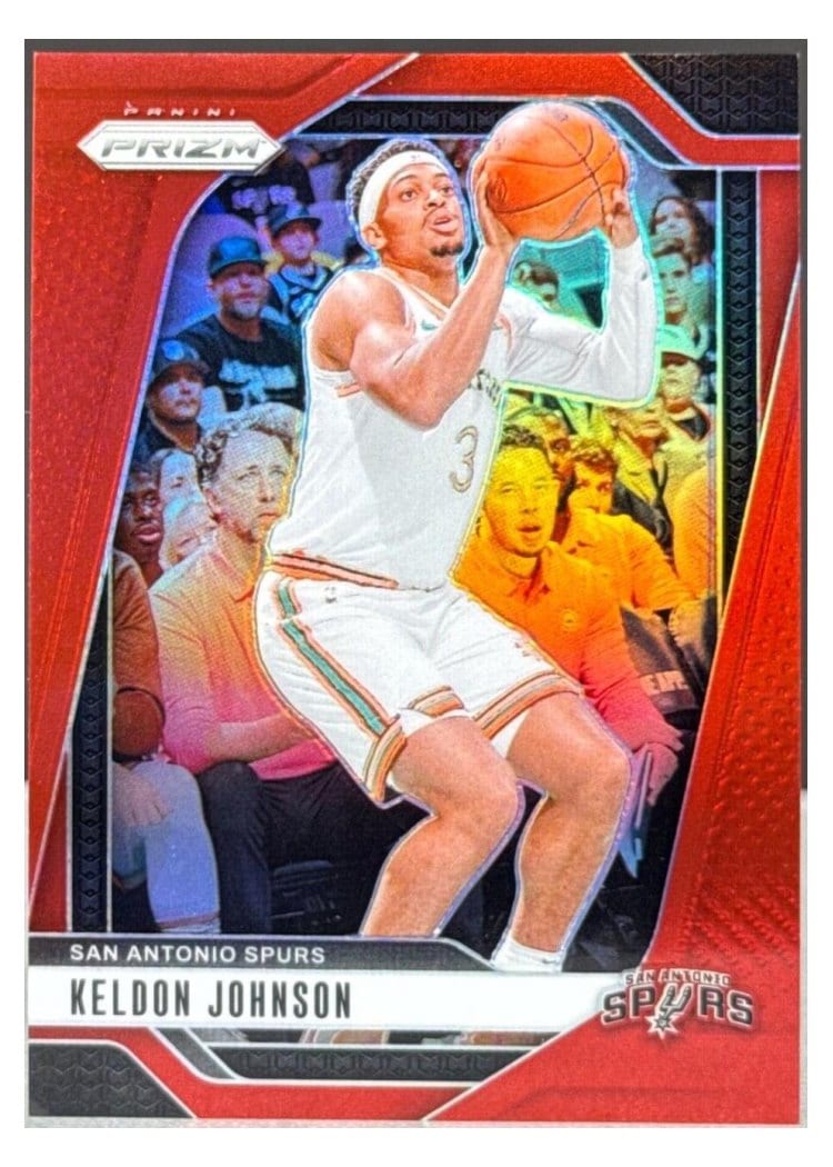 2024-25 Panini Prizm Base Set Keldon Johnson #24 card