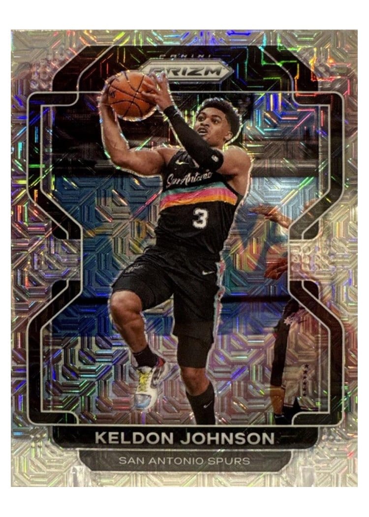 2024-25 Panini Prizm Base Set Keldon Johnson Mojo #24 card