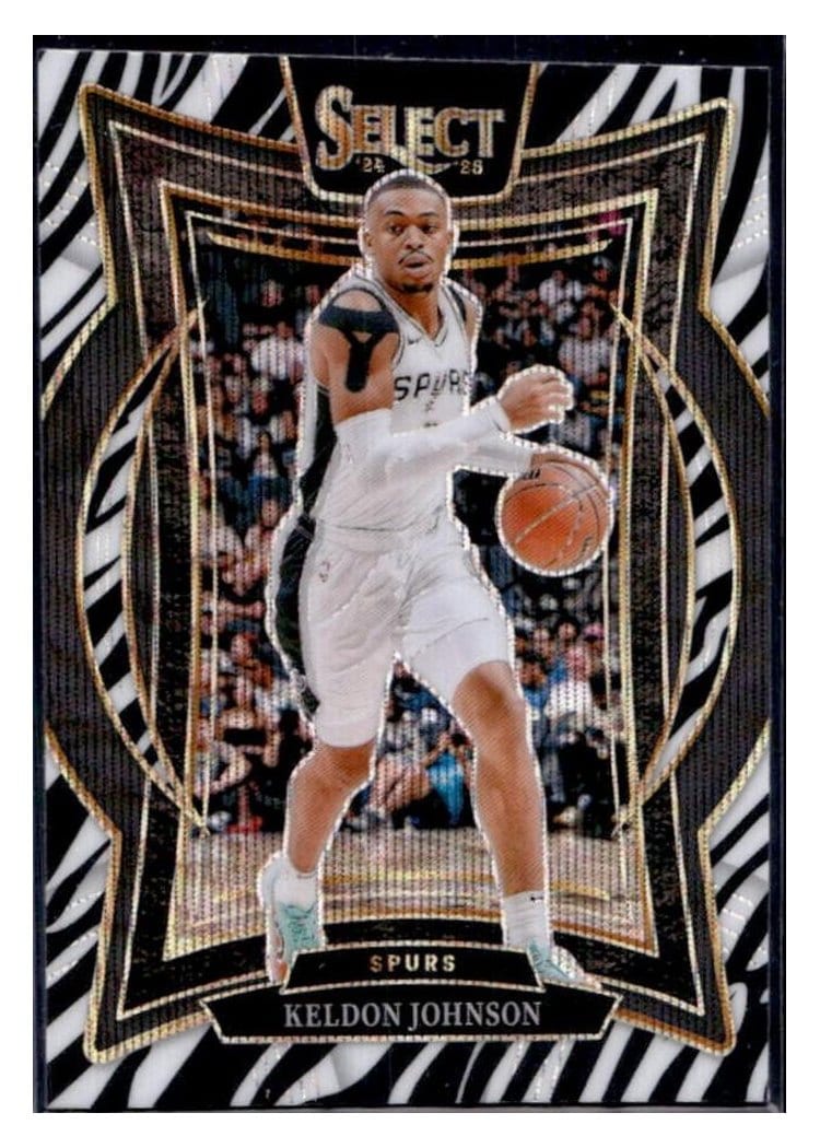 2024-25 Panini Select Base Set Keldon Johnson #58 card