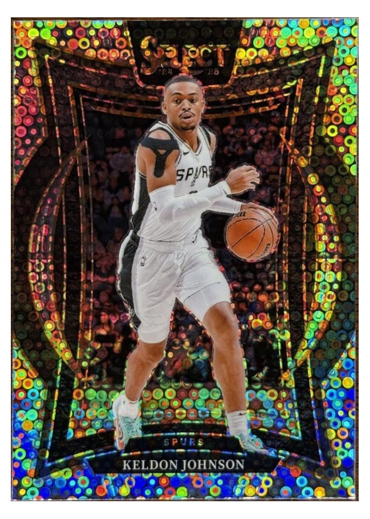2024-25 Panini Select Base Set Keldon Johnson #58 card