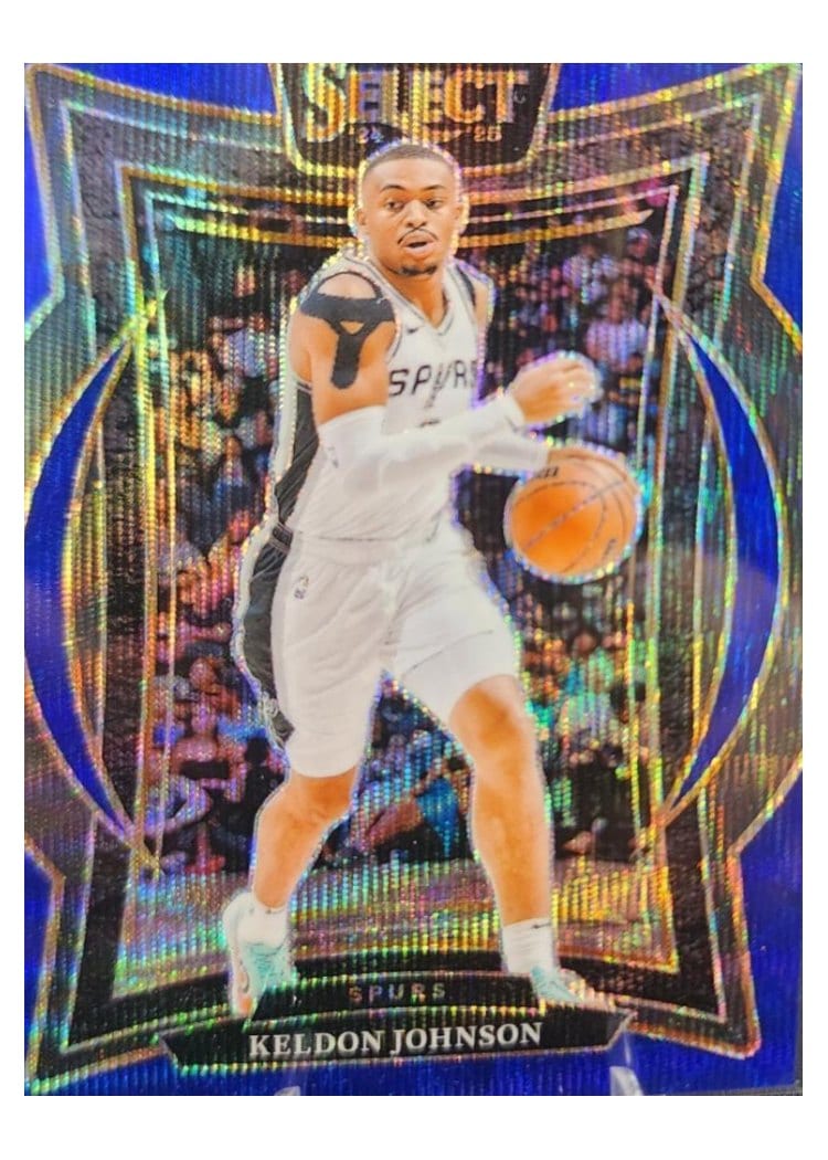 2024-25 Panini Select Base Set Keldon Johnson #58 card