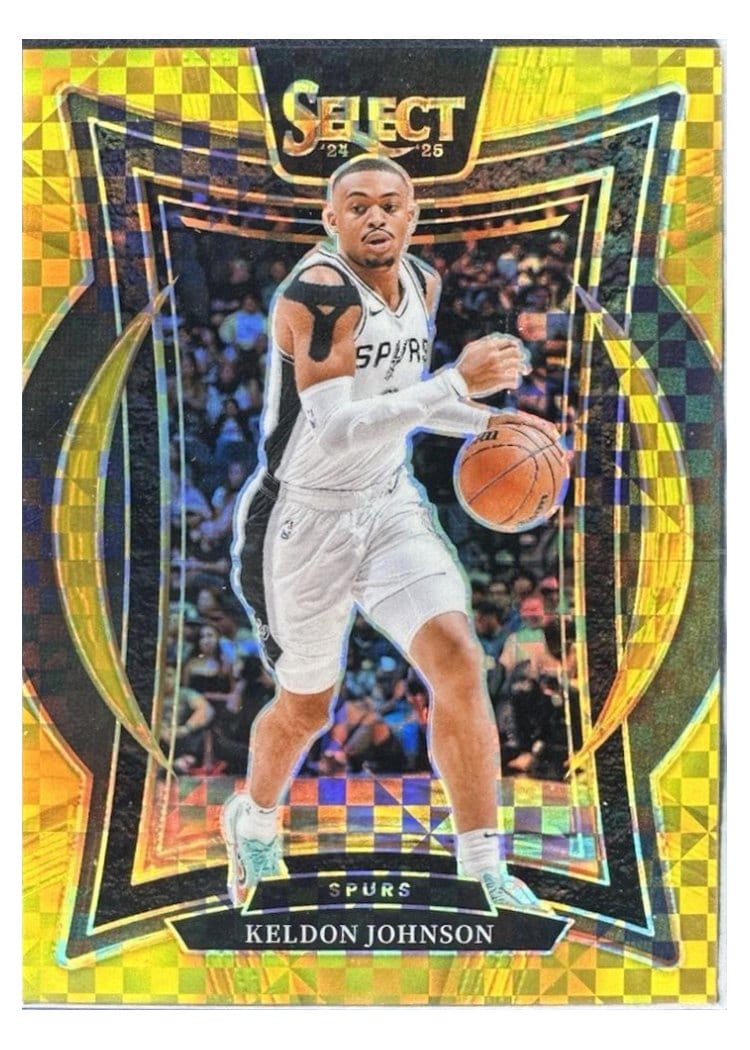 2024-25 Panini Select Base Set Keldon Johnson #58 card