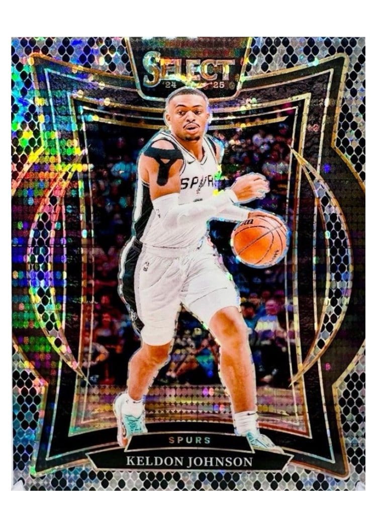2024-25 Panini Select Base Set Keldon Johnson #58 card