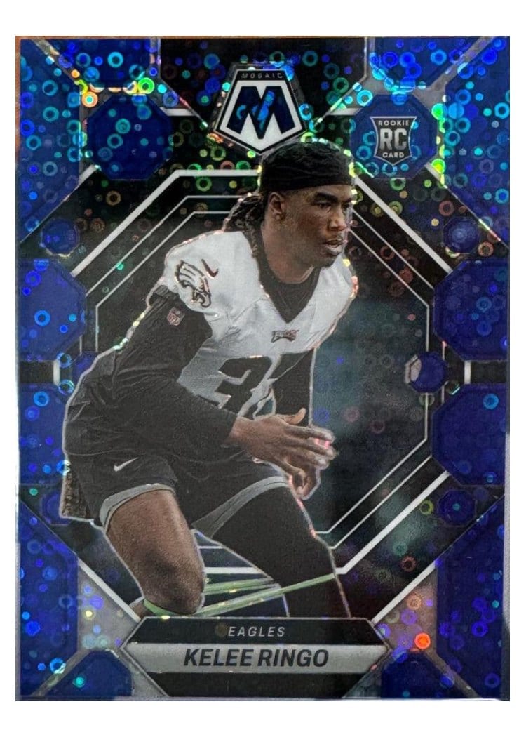 2023 Panini Mosaic Base Set Kelee Ringo No Huddle Blue #341 card