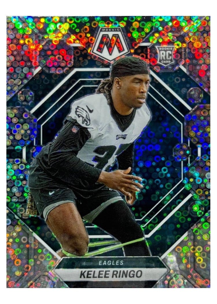 2023 Panini Mosaic Base Set Kelee Ringo No Huddle Silver #341 card