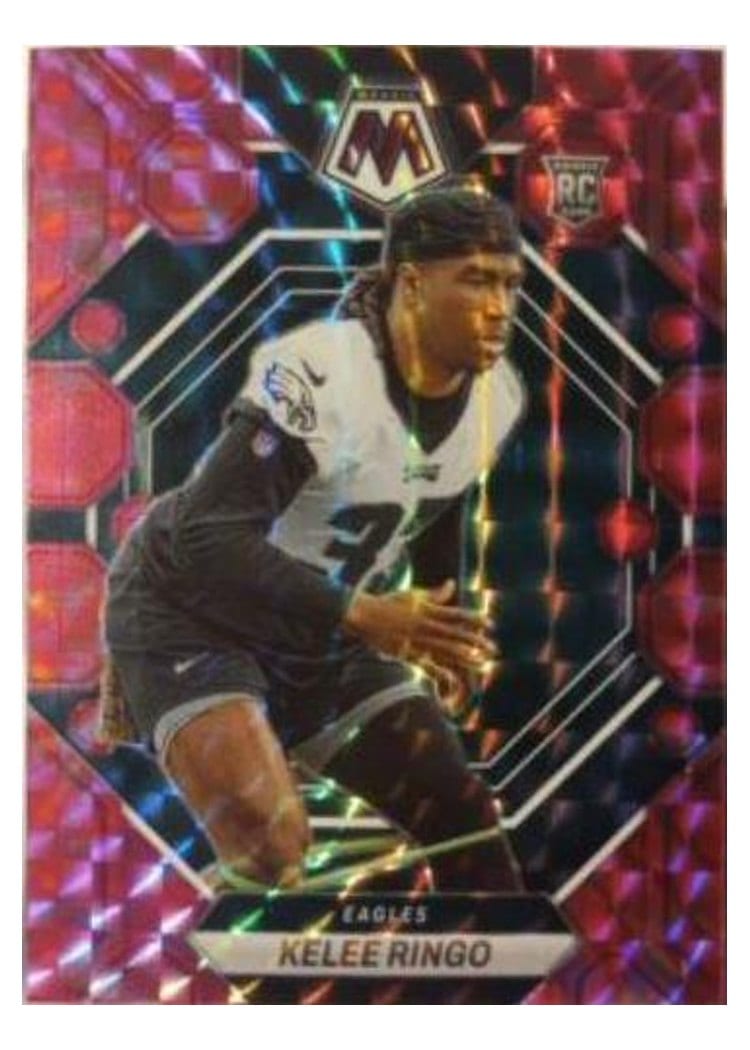 2023 Panini Mosaic Base Set Kelee Ringo Pink Fluorescent #341 card