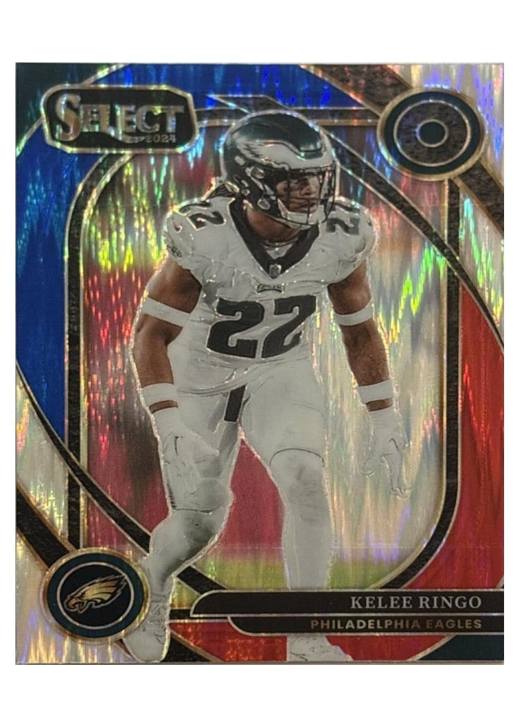 2024 Panini Select Base Set Kelee Ringo Red Blue Prizm Shock #275 card