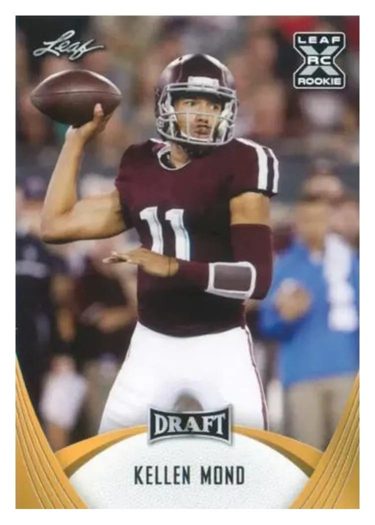 2021 Leaf Draft Kellen Mond #8 card