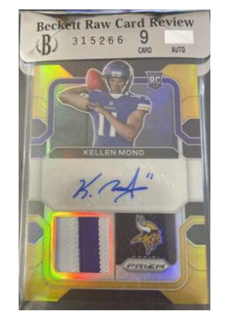 2021 Panini Prizm Base Set Kellen Mond #351 card