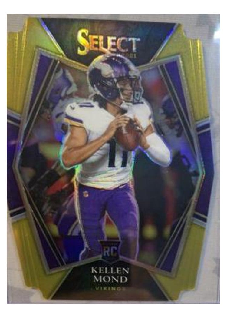 2021 Panini Select Base Set Kellen Mond Gold Die Cut #164 card