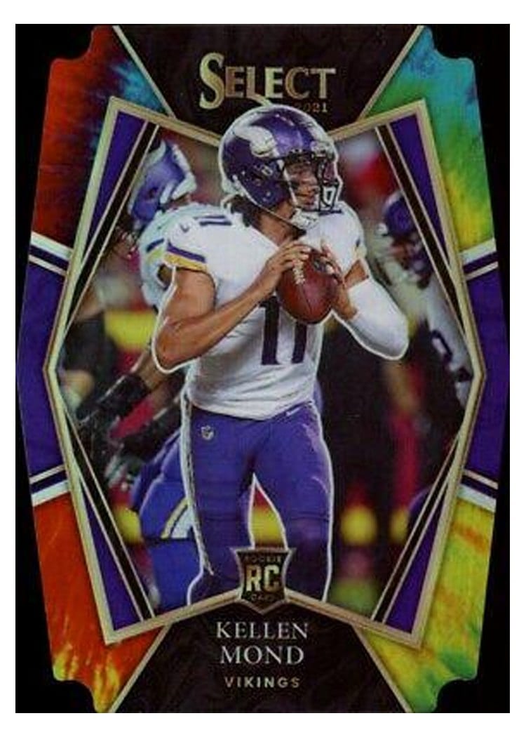 2021 Panini Select Base Set Kellen Mond Tie Dye Die Cut #164 card