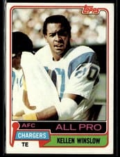 1981 Topps Kellen Winslow #150 card