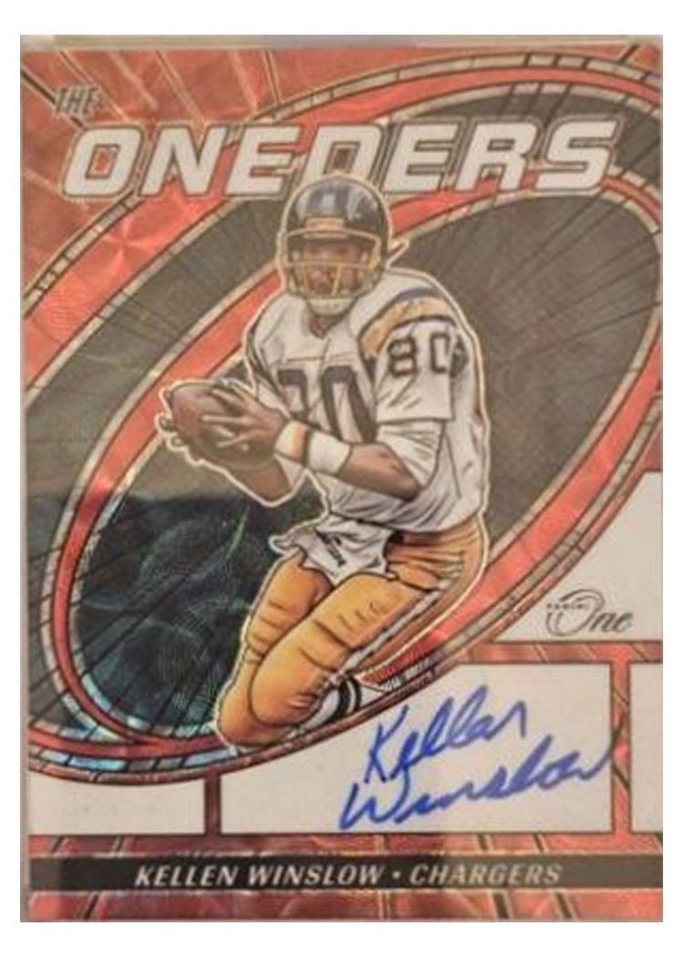 2023 Panini One The Oneders Autographs Kellen Winslow #358 card