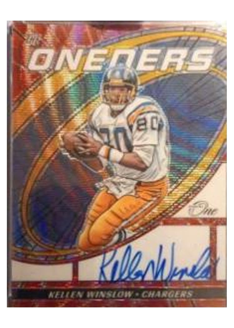 2023 Panini One The Oneders Autographs Kellen Winslow #358 card
