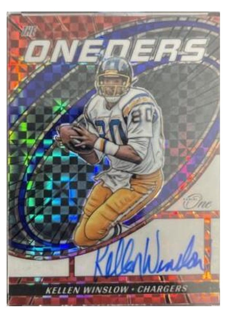 2023 Panini One The Oneders Autographs Kellen Winslow #358 card