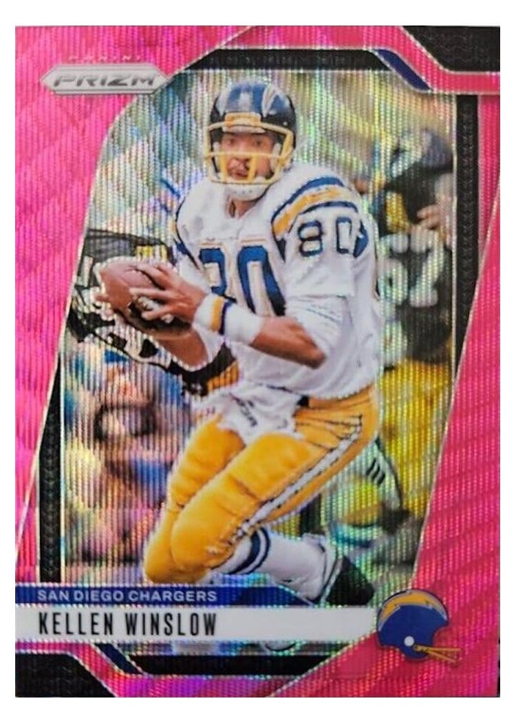 2024 Panini Prizm Base Set Kellen Winslow #164 card