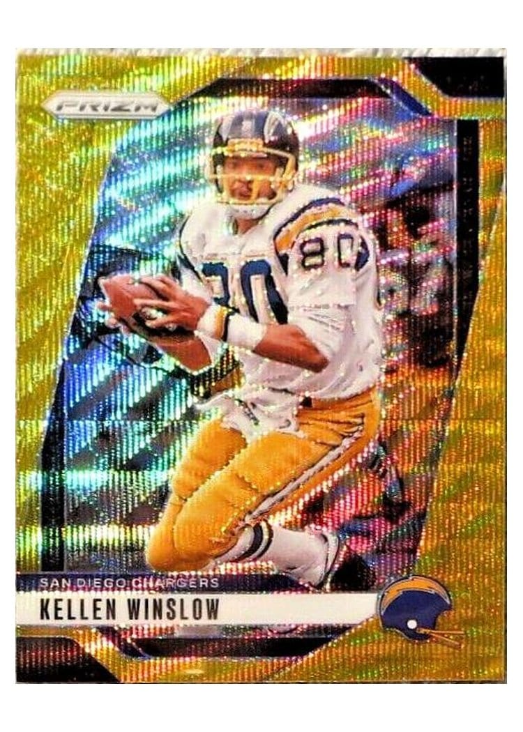 2024 Panini Prizm Base Set Kellen Winslow Wave Gold #164