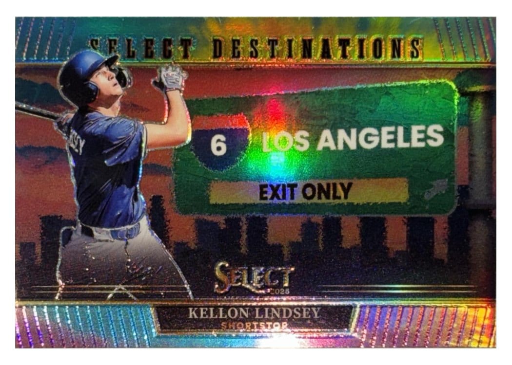 2025 Panini Select Select Destinations Kellon Lindsey #6 card