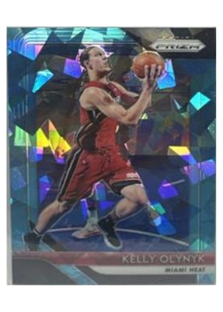 2018-19 Panini Prizm Base Set Kelly Olynyk Blue Ice Prizm #236 card