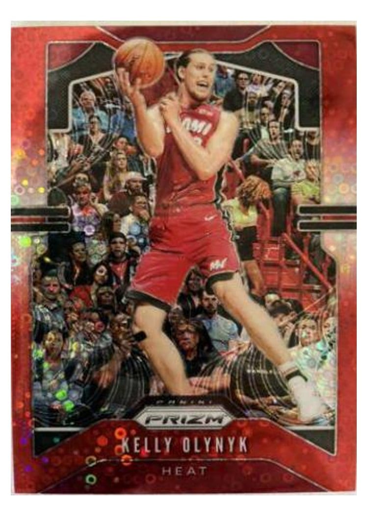 2019-20 Panini Prizm Base Set Kelly Olynyk Fast Break Prizm Red #146 card