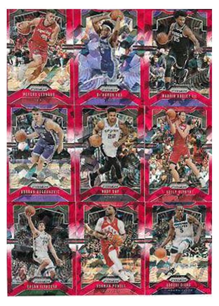 2019-20 Panini Prizm Base Set Kelly Olynyk Red Ice Prizm #146 card
