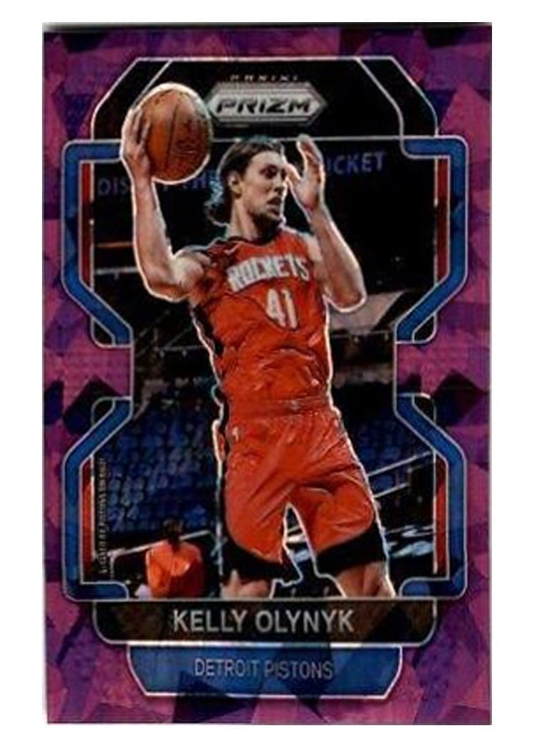 2021-22 Panini Prizm Base Set Kelly Olynyk Purple Ice Prizm #150 card