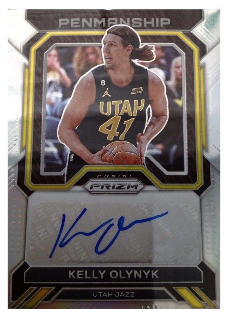 2022-23 Panini Prizm Penmanship Kelly Olynyk #PNM-KOL card