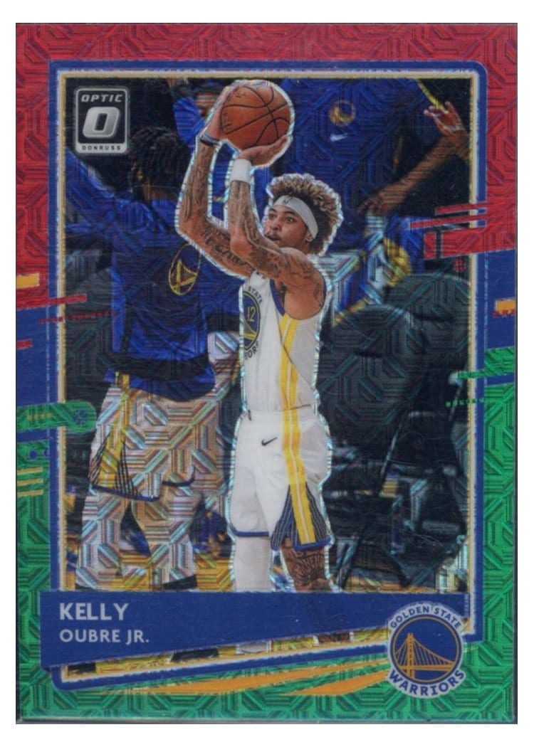 2020-21 Donruss Optic Base Set Kelly Oubre Jr. Choice Red Green #132 card