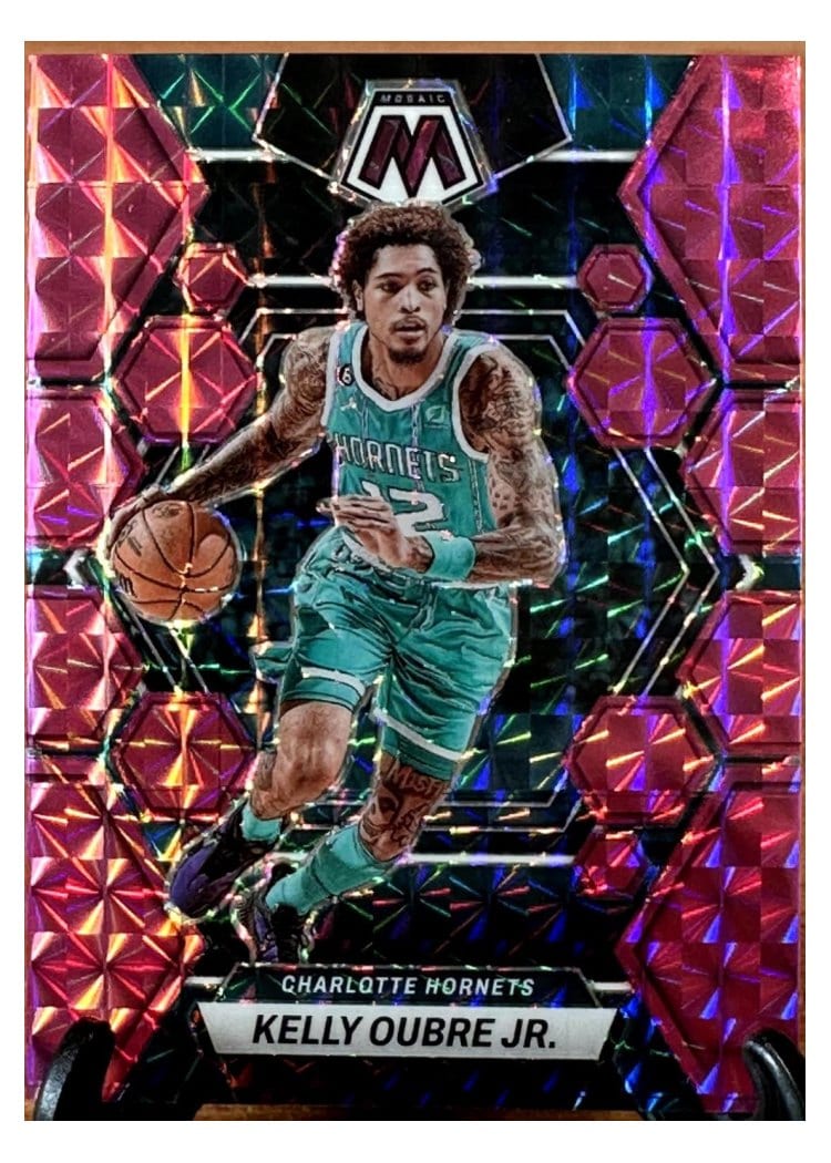 2022-23 Panini Mosaic Base Set Kelly Oubre Jr Pink #72 card