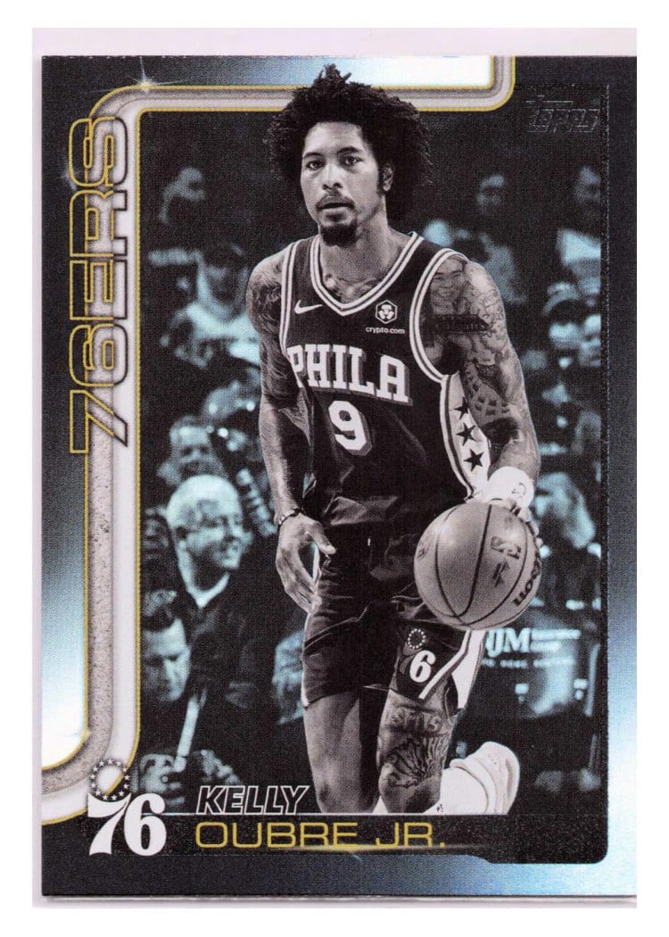 2025-26 Topps Base Set Kelly Oubre Jr. Blackout #27 card