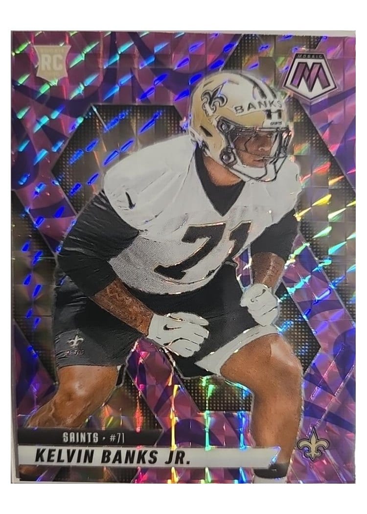 2025 Panini Mosaic Base Set Kelvin Banks Jr. #338 card