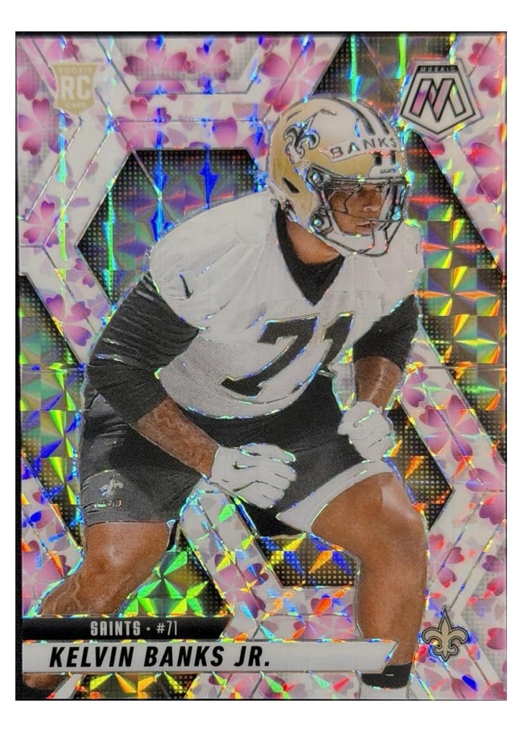 2025 Panini Mosaic Base Set Kelvin Banks Jr. #338 card