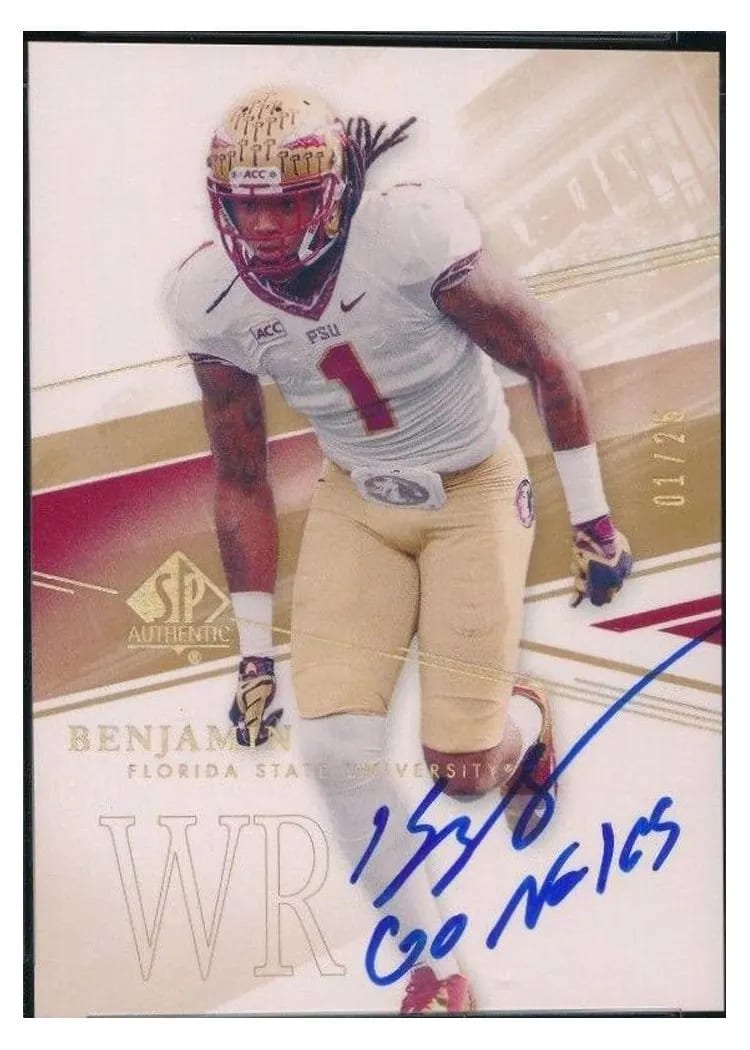 2014 SP Authentic Kelvin Benjamin #19 card