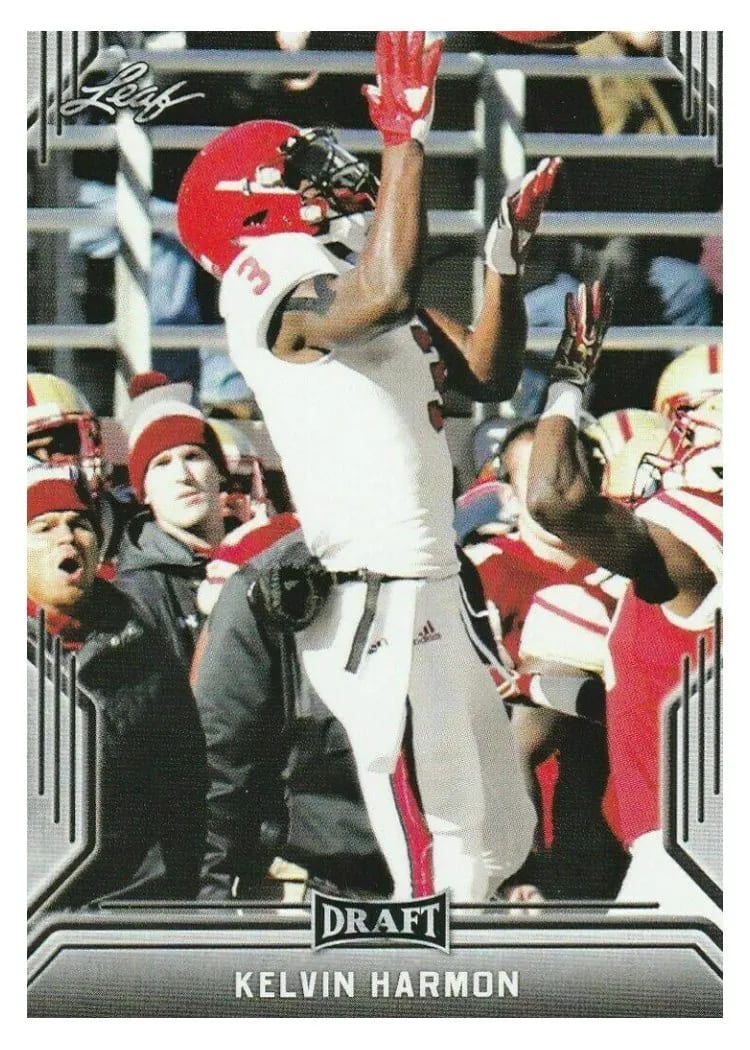 2019 Leaf Draft Kelvin Harmon #46 card