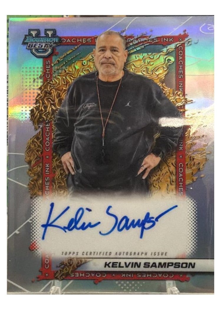 2025-26 Bowman University Best Coaches Ink Kelvin Sampson #CI-KS card
