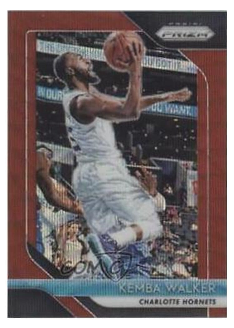 2018-19 Panini Prizm Base Set Kemba Walker #298 card