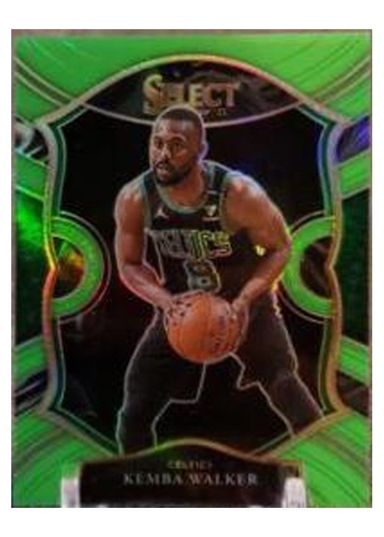 2020-21 Panini Select Base Set Kemba Walker #38 card
