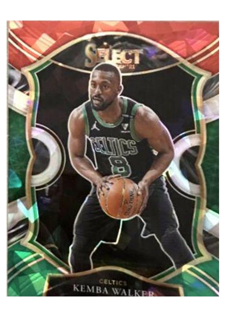 2020-21 Panini Select Base Set Kemba Walker Red White Green Ice #38 card