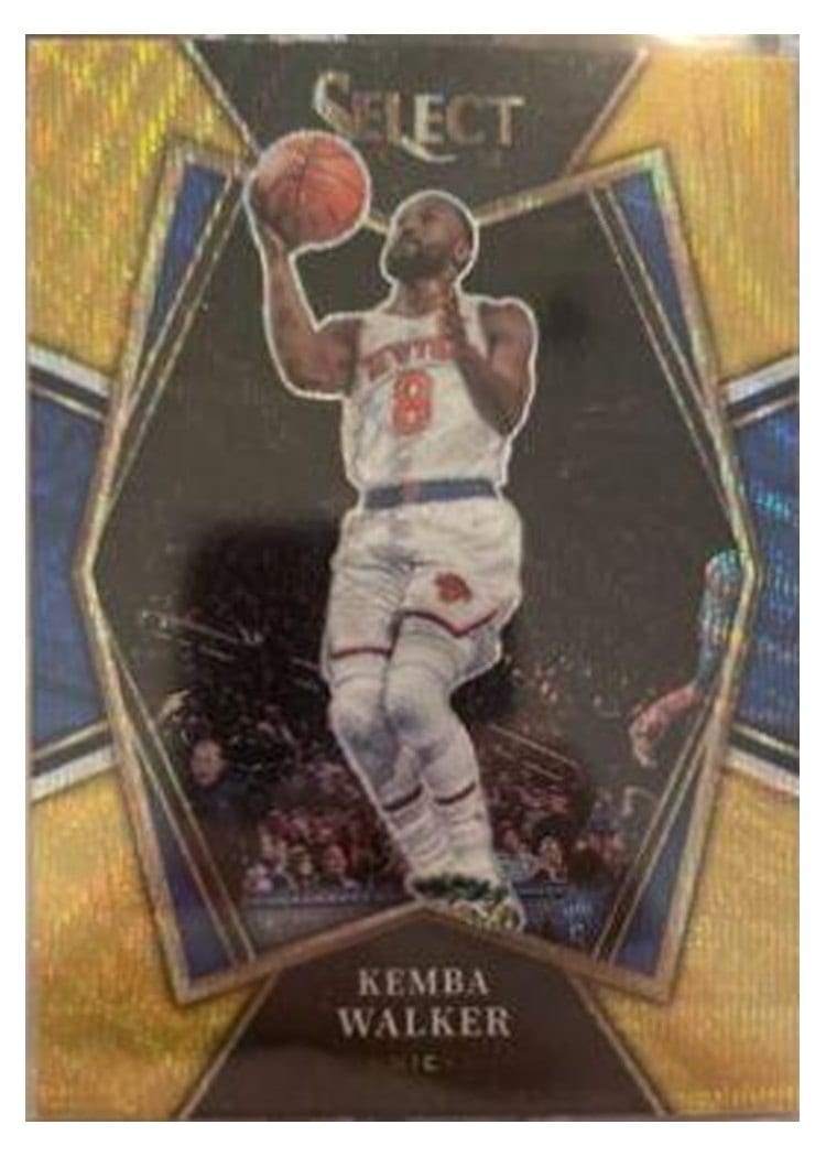 2021-22 Panini Select Base Set Kemba Walker #105 card