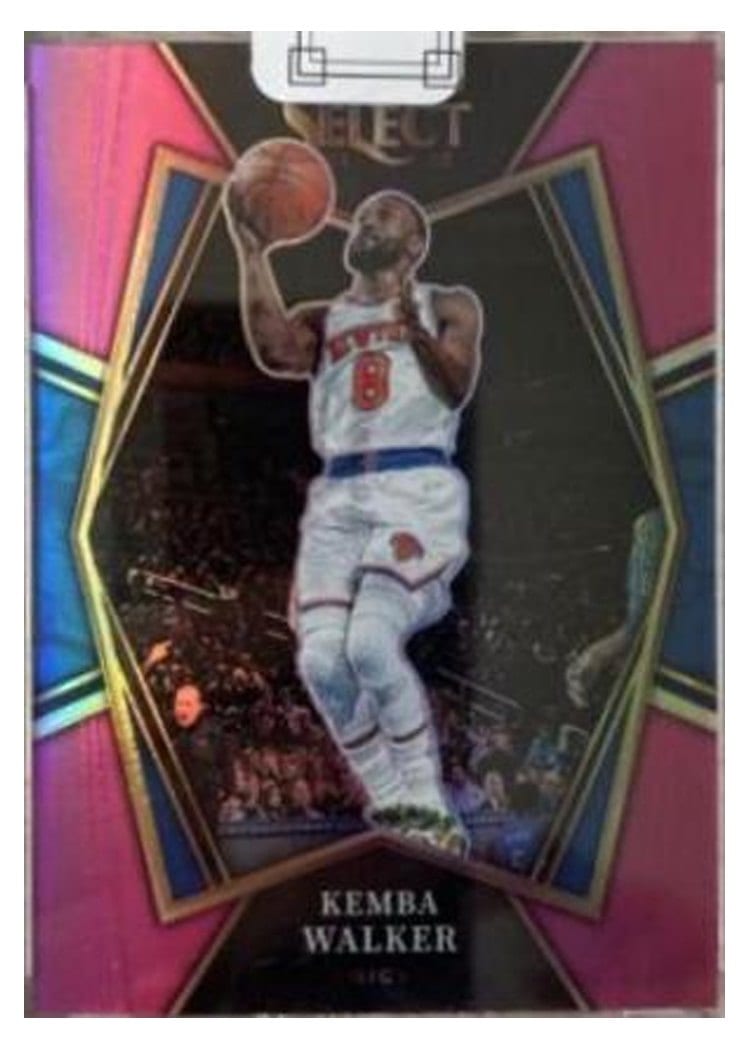 2021-22 Panini Select Base Set Kemba Walker Pink Prizm #105 card