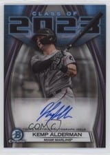 2023 Bowman Draft Class of 2023 Autographs Kemp Alderman #23A-KA card