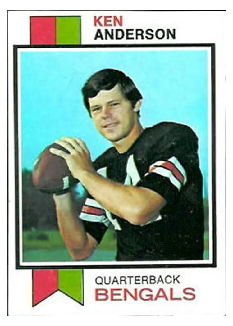 1973 Topps Ken Anderson #34 card