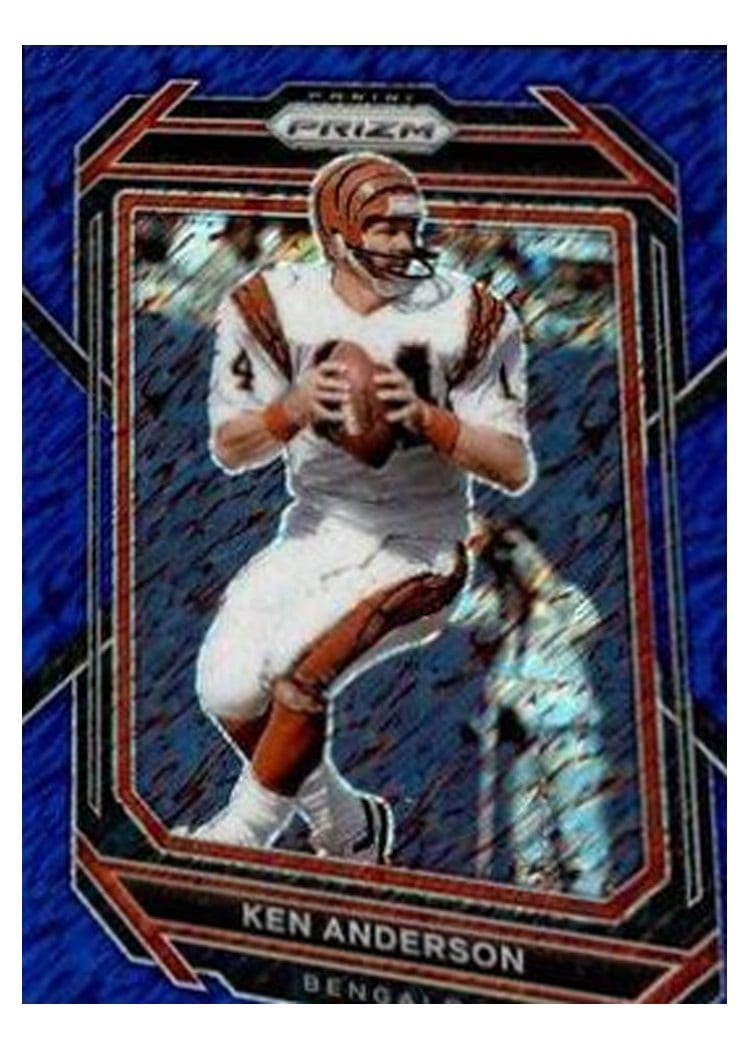 2022 Panini Prizm Base Set Ken Anderson Blue Shimmer #64 card